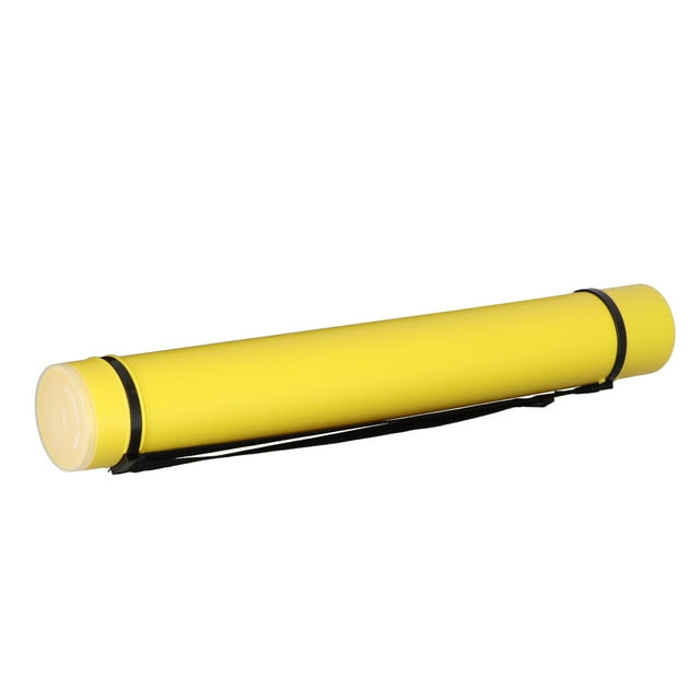 Blueprint Tube, Round Antishock Poster Tube Large Capacity Expandable Portable For Outdoor For Storage For Travel White,Yellow,Blue,Black,Red