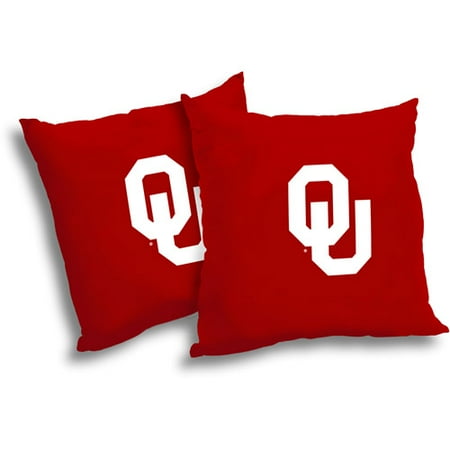 NCAA Oklahoma Sooners 18" Pillow, 2-Pack