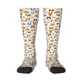 thumbnail image 2 of Picia Women Crew Soft Moisture-wicking Socks Dog Faces Pattern Design Cotton Socks, One Size fit All, 2 of 9