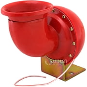 Vixen Horns Raging Bull Horn, Super Loud, Red Electric, 12V, VXH1004