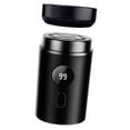 thumbnail image 1 of Travel Men Shaver, Camiseta de cabello de cara, USB Compact Mini Shaver Facial Barba Barba Timmer para afeitado de negocios, coche de oficina 1 cabeza de afeitar, 1 of 8