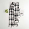 thumbnail image 4 of Bovxnpu Women Pajama Pants, Plus Size Pajama Pants Sleep Pants Lounge Pants Stylish Print Flannel Thickened Warm Loose Home Sleep Trousers Loungewear Sleepwear, 4 of 8