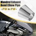 thumbnail image 2 of Unique Bargains Car Mandrel Exhaust Bend Elbow Pipe 304 Stainless Steel Concentric Reducer 2" OD to 3" OD, 2 of 6