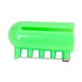 thumbnail image 4 of Zentra Crochet yarn guide ring, finger support, heavy-duty, knitting thimble, accessory Green, 4 of 10