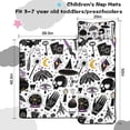 thumbnail image 5 of Black Halloween Witchcraft Elements Toddler Nap Mats for Kids Preschool,50"x20" Sleeping Mat Bag or Kids,Toddler Sleeping Bag,Toddler Nap Mat or Daycare, 5 of 6