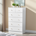 thumbnail image 2 of GZXS 6-Drawer Dresser for Bedroom, Chest of Drawers for Closet, Hallway, Entryway, Living Room, Easy Assembly, White, 2 of 10