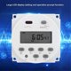 thumbnail image 2 of 12v Mini Lcd Digital Lcd Power Weekly Timer Relay Switch Digital Timer Power Timer Control con cubierta impermeable blanco, 2 of 4