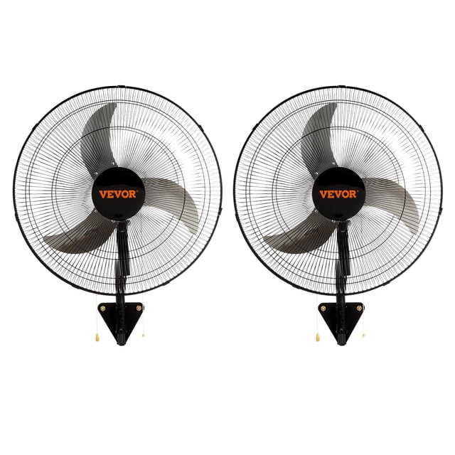 Ventilador de Pared VEVOR 20" Paquete de 2 Oscilante con 3 Velocidades
