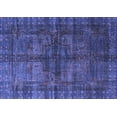 thumbnail image 1 of Ahgly Company Indoor Rectangle Oriental Blue Modern Area Rugs, 7' x 10', 1 of 4