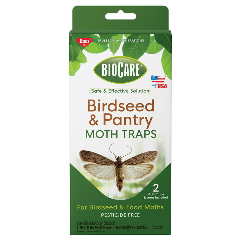 Enoz Biocare Birdseed and Pantry Moth Traps with Lures, 2 Count