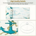 thumbnail image 4 of Lampshades 2 Pack nautical hand drawn anchors shells Summer 13"x13"x10" Light Shade for Table Lamps Floor Lamps Drum Lamp Shades Lampshade Replacement Nautical Decor Easy Assembly, 4 of 8