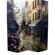 4 Panel "Victorian Town" Room Divder