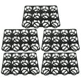 thumbnail image 2 of Homoyoyo 5Pcs Black Plastic Germination Tray Racks with Round Hole Design for Plant Propagation, 2 of 6