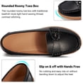 thumbnail image 5 of CHICVOMEY Dressy Shoes for Women Loafers Penny Loafers for Women with Arch Support Slip On Flats for Walking & Work, 5 of 8