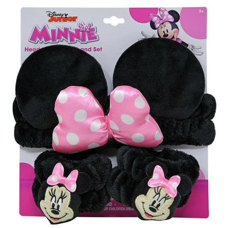 Disney Minnie Plush Headband & Wristband Set