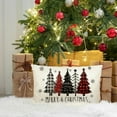 thumbnail image 5 of Christmas Pillow Covers 12x20 Inch Merry Christmas Red Black Buffalo Plaid Christmas Trees Decorative Throw Pillow Cover Christmas Decorations Winter Holiday Decor Cushion Case for Home Couch, 5 of 6