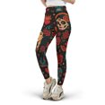 thumbnail image 2 of Lotusprinthandmade Mexican Skull Print All-over Print Leggings XS-5XL (5XL), High-Waist Leggings For Lovers, 2 of 4