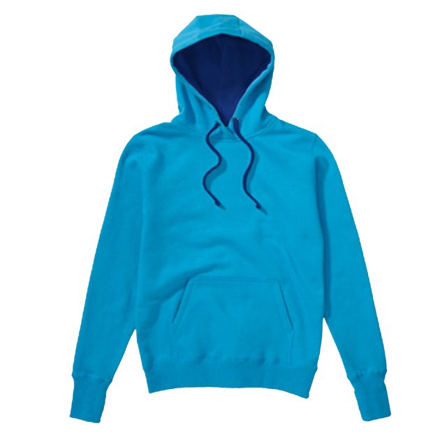 SG - Chaquetilla con capucha en contraste para mujer (Turquesa/marino)