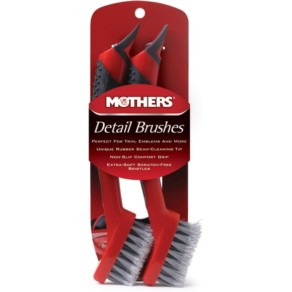 Mothers 156200 Detail Brush Set - 2 Pack