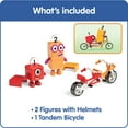 thumbnail image 3 of hand2mind Numberblocks® One and Two Bike Adventure, Toy Bicycle Figures, Toy Vehicle Playsets, 3 of 10