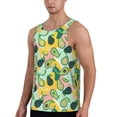 thumbnail image 2 of Logiee Avocado Print Men's Workout Tank Top,Quick Dry Workout Tank Top,Gym Muscle Tee,Fitness Bodybuilding Sleeveless T Shirt-Medium, 2 of 7