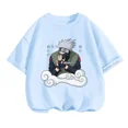 thumbnail image 2 of Camiseta de moda Kakashi, ropa para niños de Naruto, ropa para niños y niñas, Yuzhi Bo Sasuke, ropa infantil de dibujos animados, camiseta gráfica informal de Sonic, 2 of 5