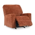 thumbnail image 3 of Avie Rocker Recliner Chair, Gentle Motion, Burnt Orange Polyester, 3 of 5