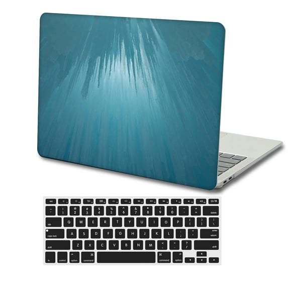 KSK KAISHEK Hard Shell Case Cover Compatible MacBook Pro 16" with XDR Display Type C + Black Keyboard Cover Model: A2141 (Blue series A 0642)