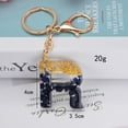 thumbnail image 2 of Hmgxay Sparkling Key Chain, Elegant Crystal Letter Keychain with Customizable Alphabet, Stylish Car Pendant for Personalization, Functional Bag Accessory with Durable Design, 2 of 4