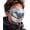 Silver Mirror, variant on Full Shield Visor Sunglasses - Futuristic Tinted UV Blocking, Black