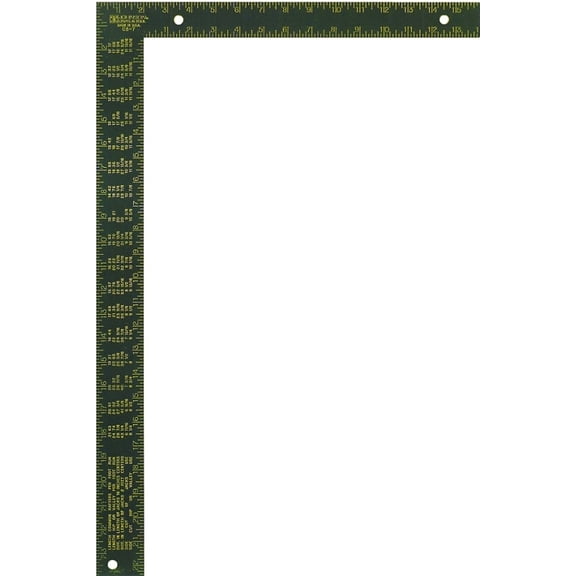 Johnson 16 in. L X 24 in. H Aluminum Framing Square