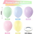 thumbnail image 2 of Pastel Balloons Latex Party Balloons, 100 Pack 12 inch Round Helium Multicolor Macaron Balloons for Easter Birthday Rainbow Party Bridal Shower Wedding Decorations, 2 of 9
