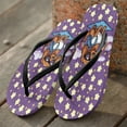 thumbnail image 3 of POLERO Women Shower Flip Flops Lightweight Cool Dachshund Walking Sandals for Women Arch Support, 3 of 7