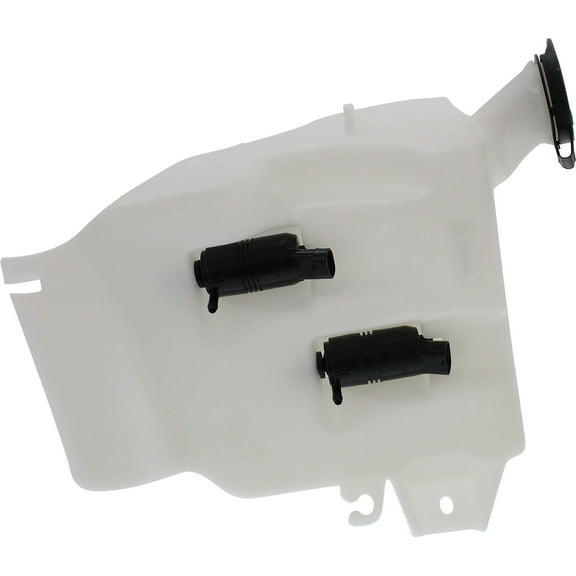 Washer Reservoir Compatible with CHEVROLET VENTURE 1997-2005 Assembly with Dual Pump and Cap with Rear Washer