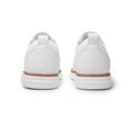 thumbnail image 4 of Zapatillas Bruno Marc de Punto de Malla Flex con Cordones Blancas Talla 10.5, 4 of 9