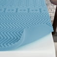 thumbnail image 5 of Mainstays 1.5” 7-Zone Reversible Memory Foam Mattress Topper, Queen, 5 of 9