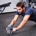 thumbnail image 4 of Rueda para abdominales NQ rodillo portátil ejercicios con asas Ab T, 4 of 4