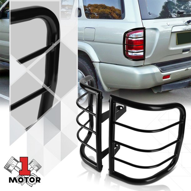 Black Stainless Steel Tail Light Guard Protector For 96 04 Nissan Pathfinder 97 98 99 00 01 02 03 Walmart Com Walmart Com