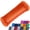 Orange, variant on 100 ft 1/4" Polyester Rope (Comparable to Nylon Rope) Poly Strong Utility Cord for Clothes Line Flag Pole Camping Crafting (White)