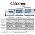 thumbnail image 2 of OnDisplay Clik Stackable Interlocking Shoe Box System (Large Clear/Black, Single Box), 2 of 7