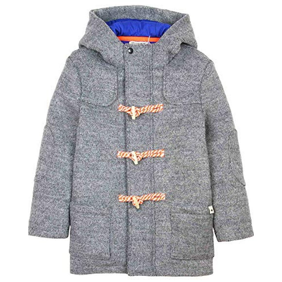 Boys Wool Duffle Coat, Sizes 3-10 - 3 Gray