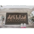 thumbnail image 4 of A1HC Rubber Pin Doormat Dogs Tails Welcome Mat, Beautifully Copper Finished Outdoor Indoor Entance Mats 18" X 30", 4 of 8