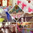 thumbnail image 5 of 20 piezas de Organza para silla, lazo decorativo, lazos, fajas para recepción de boda, eventos, decoración de banquetes, 5 of 5