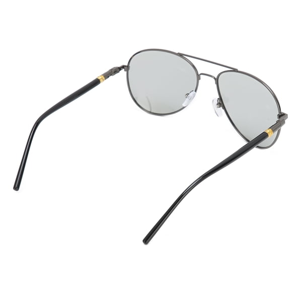 Gafas Anti-UV Jadeshay para hombres, lentes que cambian de color, Marco negro plateado