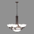 thumbnail image 2 of Yosemite Home Decor Sequoia 9 Lights Chandelier in Dark Brown, 2 of 18