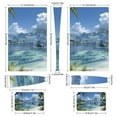 thumbnail image 3 of Skin Sticker for PS5 Slim Standard PS5 Pro Disc Digital Edition Console and Controllers Decals for Playstation 5 (Beach Ocean,PS5 Pro Disc Edition), 3 of 5