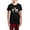 With Red Plaid Pant, variant on CafePress - I Llove Llamas Pajamas - Women's Short Sleeve Print T-Shirt and Pants Dark Cotton Pajama Set