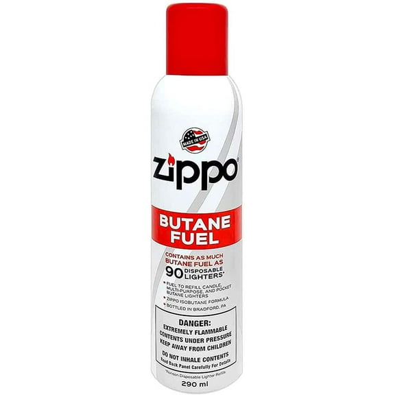 Zippo Butane Fuel, 5.82 oz, 2 Pack