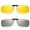 Grey and Yellow, variant on tooloflife Polarized Sunglasses Clips UV400 Polarizing Lenses for Adults Unisex Fashion Accessories