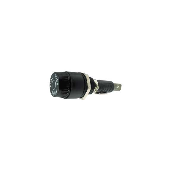 SeaChoice  12600; Rd Panel Mount Fuse Holder-Bulk (Pack Of 25)